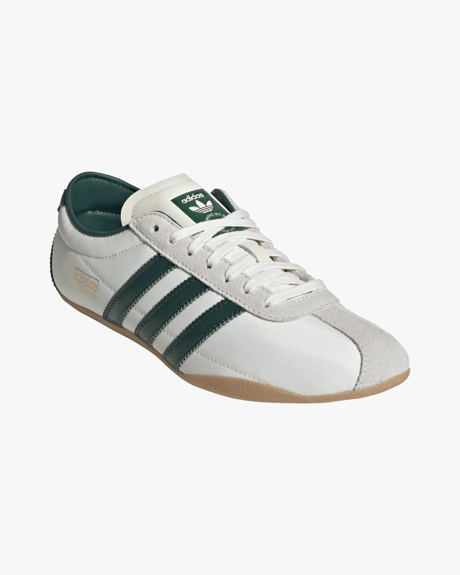 Adidas Womens Tokyo - Off White / Collegiate Green / Gold Metallic