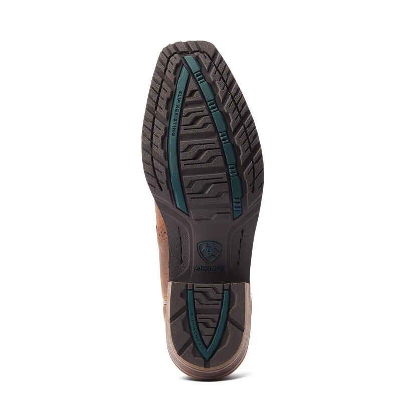 Ariat Mens Hybrid Roughstock Square Toe Western Boots - Sorrel Crunch