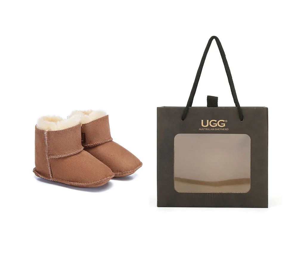 AUSTRALIAN SHEPHERD® UGG Australian Sheepskin Baby Bootie with Gift Box Eliana
