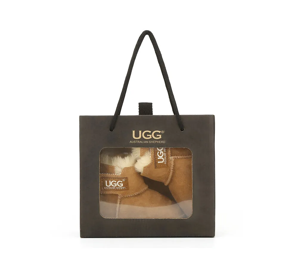 AUSTRALIAN SHEPHERD® UGG Australian Sheepskin Baby Bootie with Gift Box Eliana