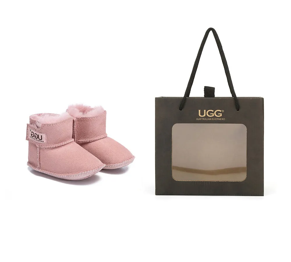 AUSTRALIAN SHEPHERD® UGG Australian Sheepskin Baby Bootie with Gift Box Eliana