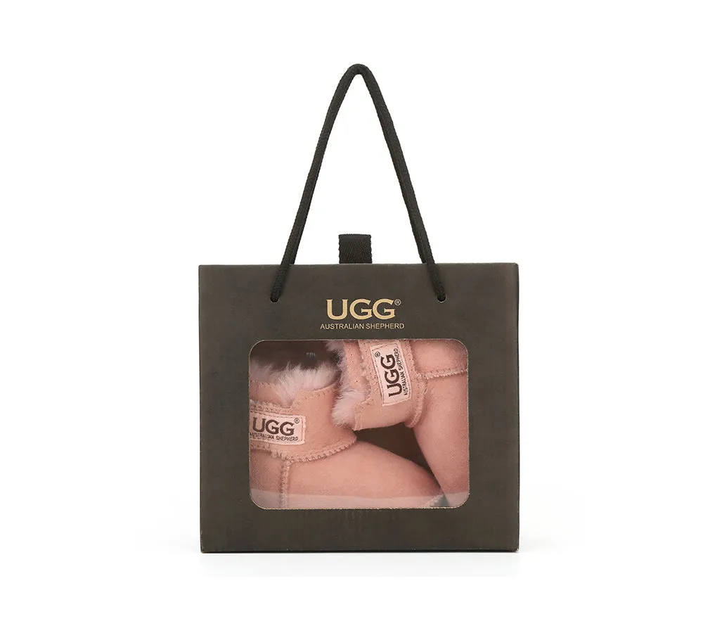 AUSTRALIAN SHEPHERD® UGG Australian Sheepskin Baby Bootie with Gift Box Eliana