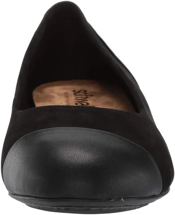 Ballerinas Sonoma Cap Toe SoftWalk, black
