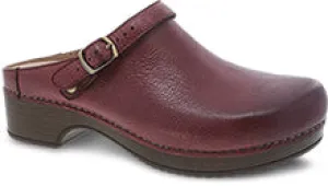 Berry Nubuck Convertible Mule in Ruby CLOSEOUTS