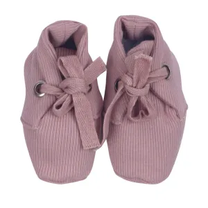 Blush Pink Organic Baby Booties