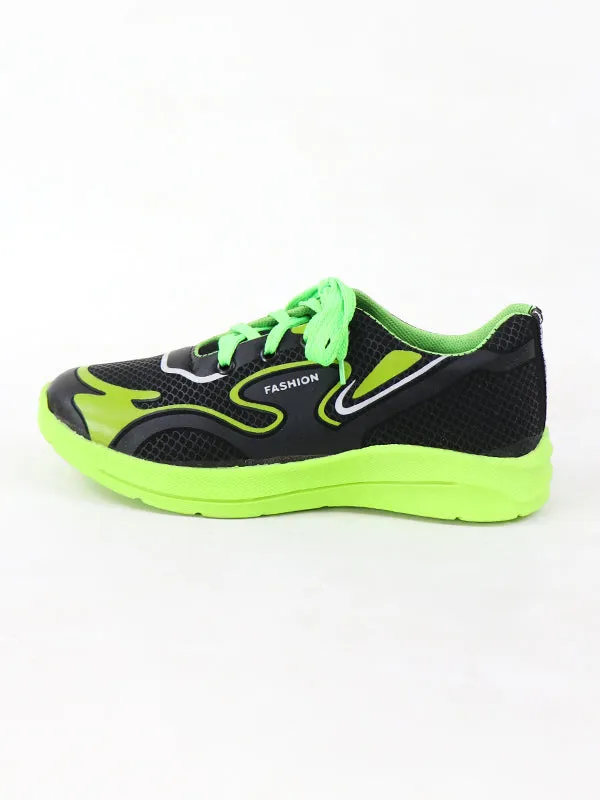 BS35 Boys Shoes 13Yrs - 17Yrs F Green