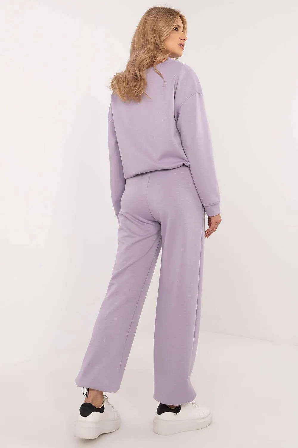Casual long-sleeved sweatshirt and pants set