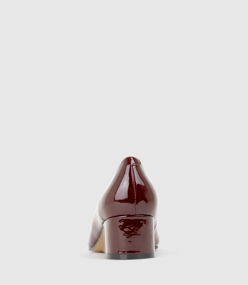 CHERISH45 Pump with Trim in Wine Patent