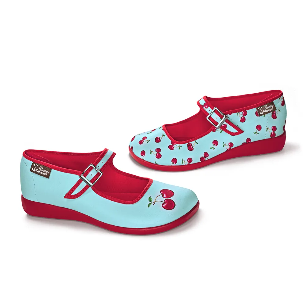 Chocolaticas® Cherry Women's Mary Jane Flat From Hot Chocolate Design