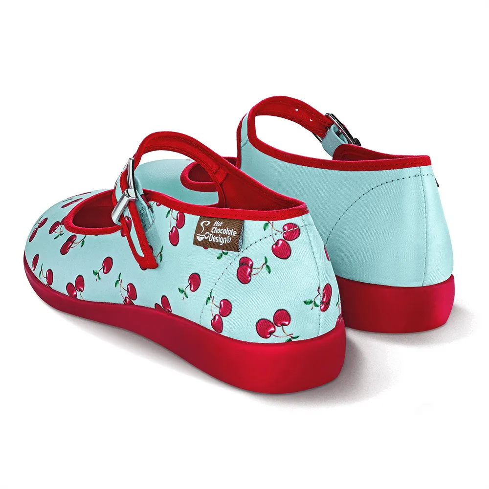 Chocolaticas® Cherry Women's Mary Jane Flat From Hot Chocolate Design