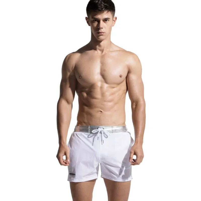 Desmiit Metallic Band Board Shorts