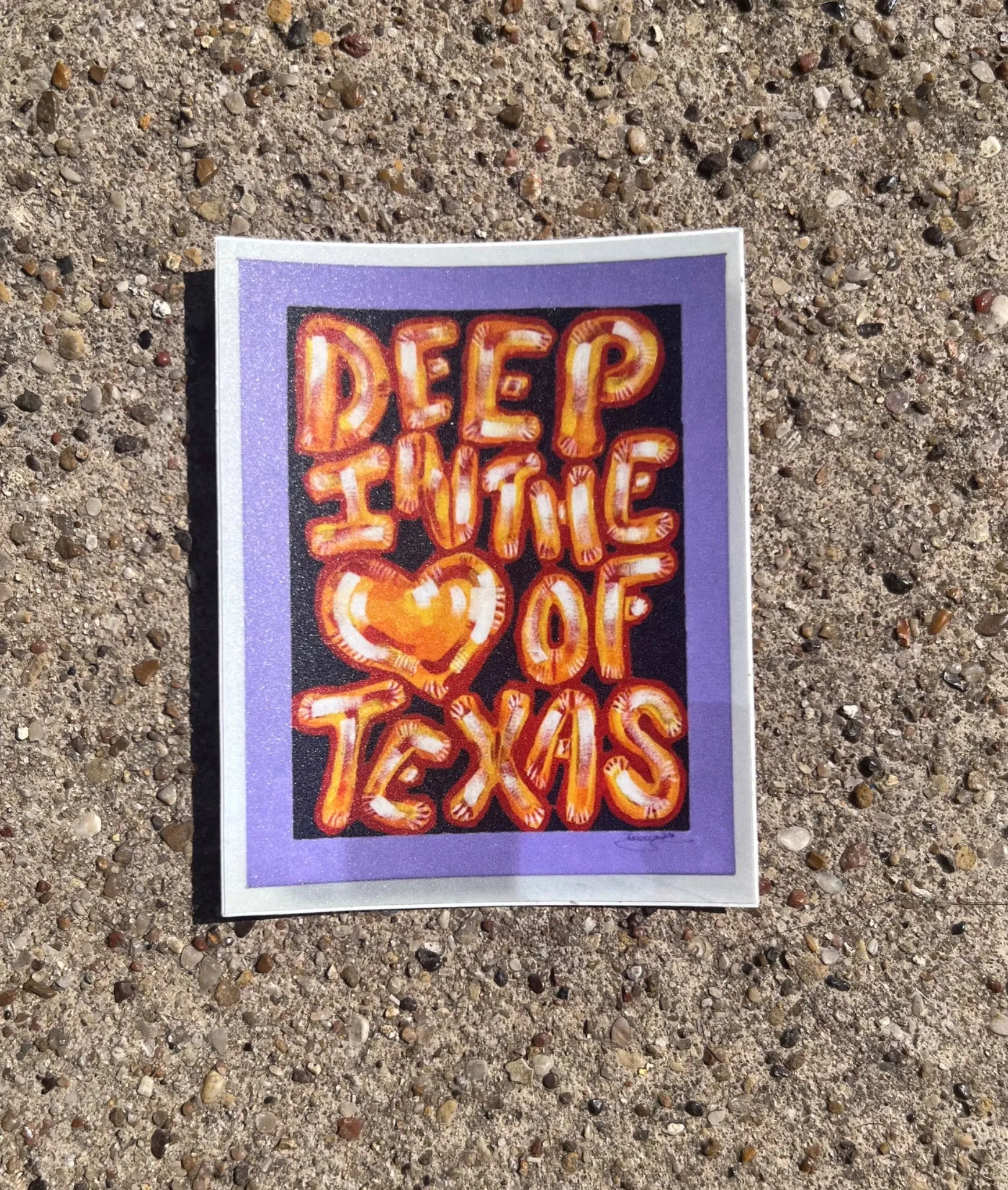 Heart of Texas Sticker