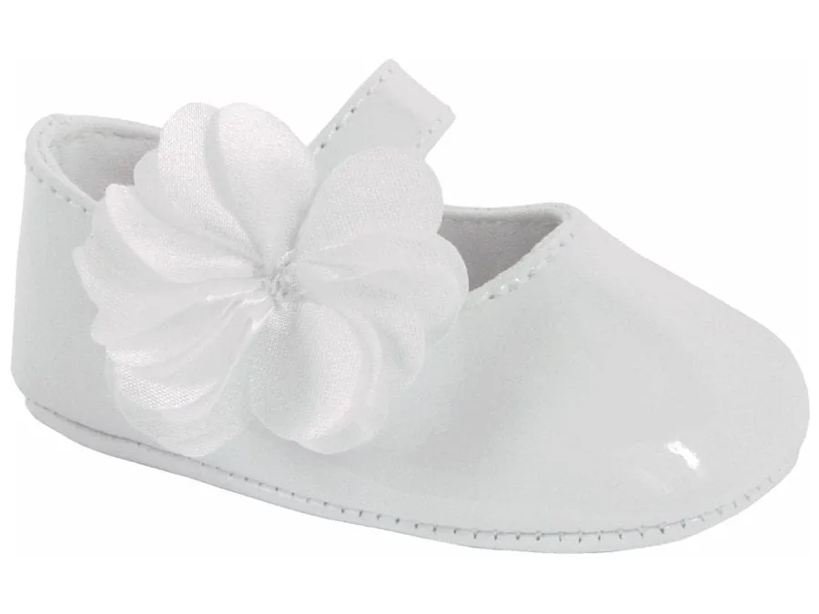 Infant Soft Sole Dress Flats w/ Flower