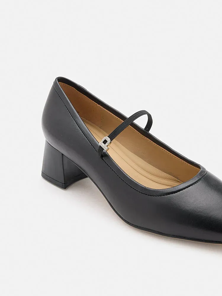 Karin Strapped Low Block Heels