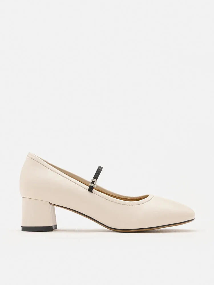 Karin Strapped Low Block Heels