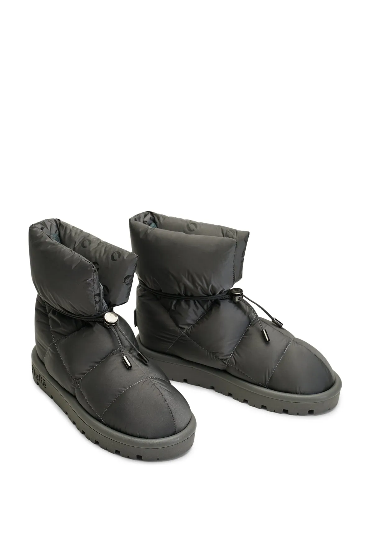 Metallic Sonic Silver Pillow Boot