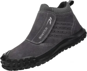 Micoklinlin Steel Toe Welding Shoes for Women Anti-Scald Work Safety Shoes Non-Slip Puncture Proof Work Boots