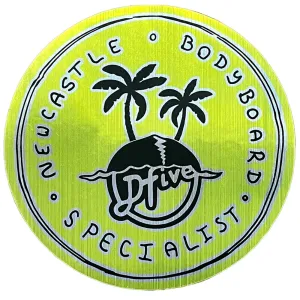 NBS METALLIC STICKERS - 13CM