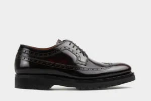 NELLO • Custom Fitted Bespoke Wingtip Brogue Derby Shoes • ROSEWOOD