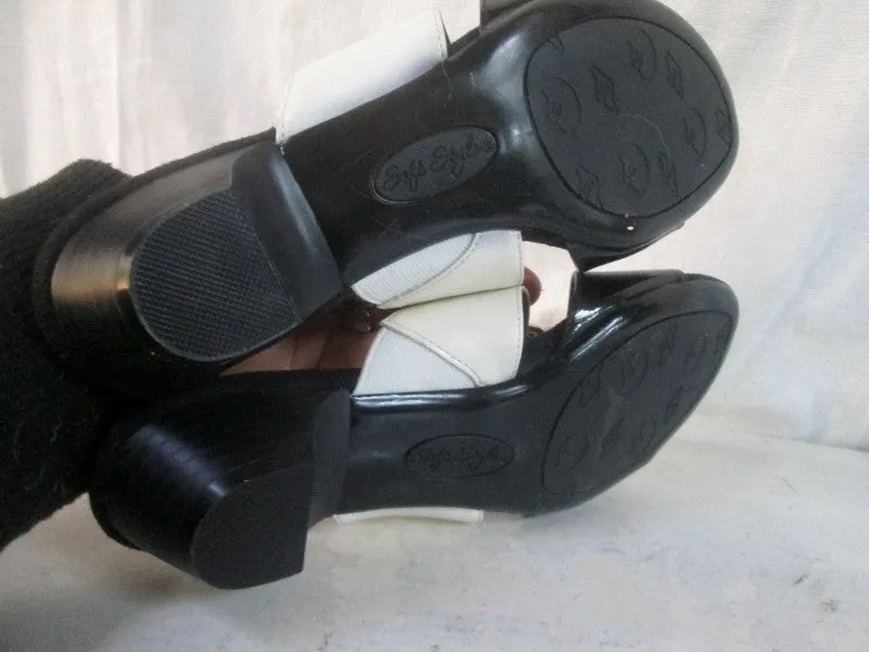 NEW Womens SOFT STYLE HUSH PUPPIES Slides Mules Sandals 6.5 TAN BLACK