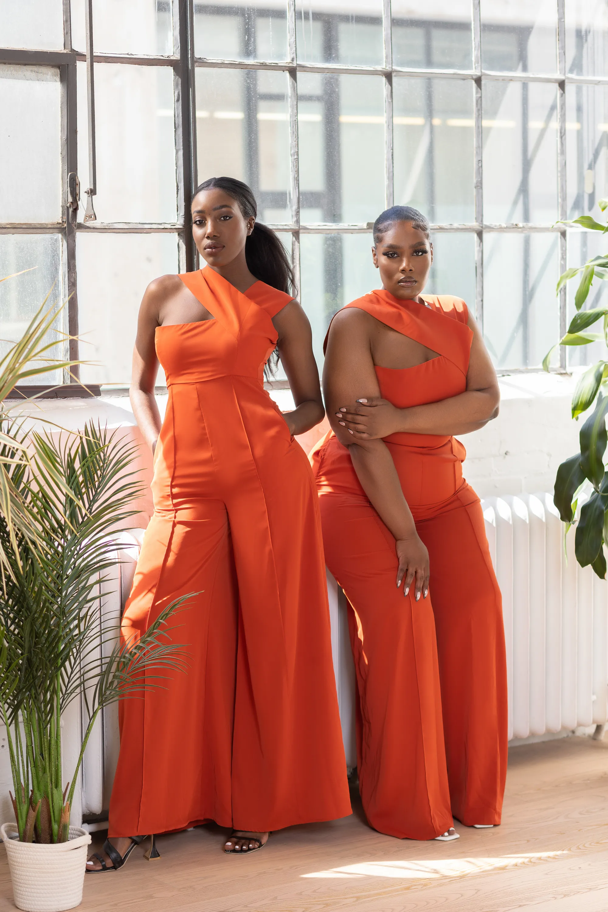 Onika Orange Jumpsuit
