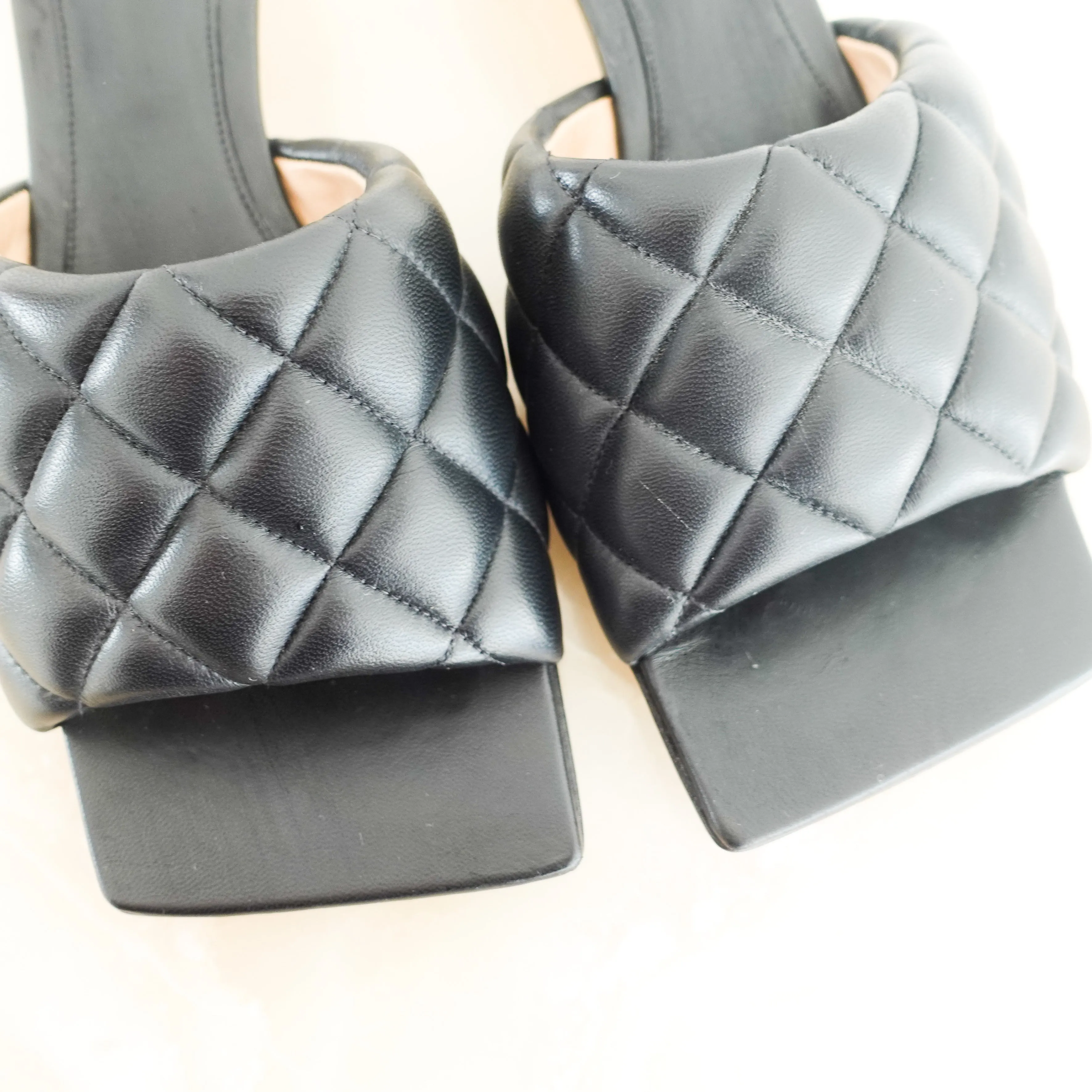 Padded mules RRP £750
