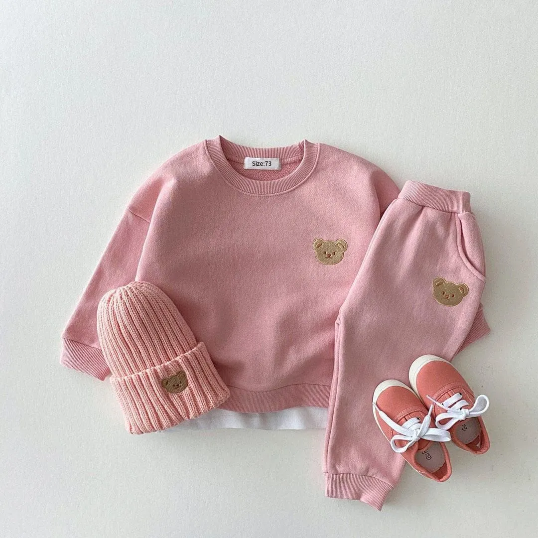 "Bear Cutie" 2 PC  Warm-Up Set