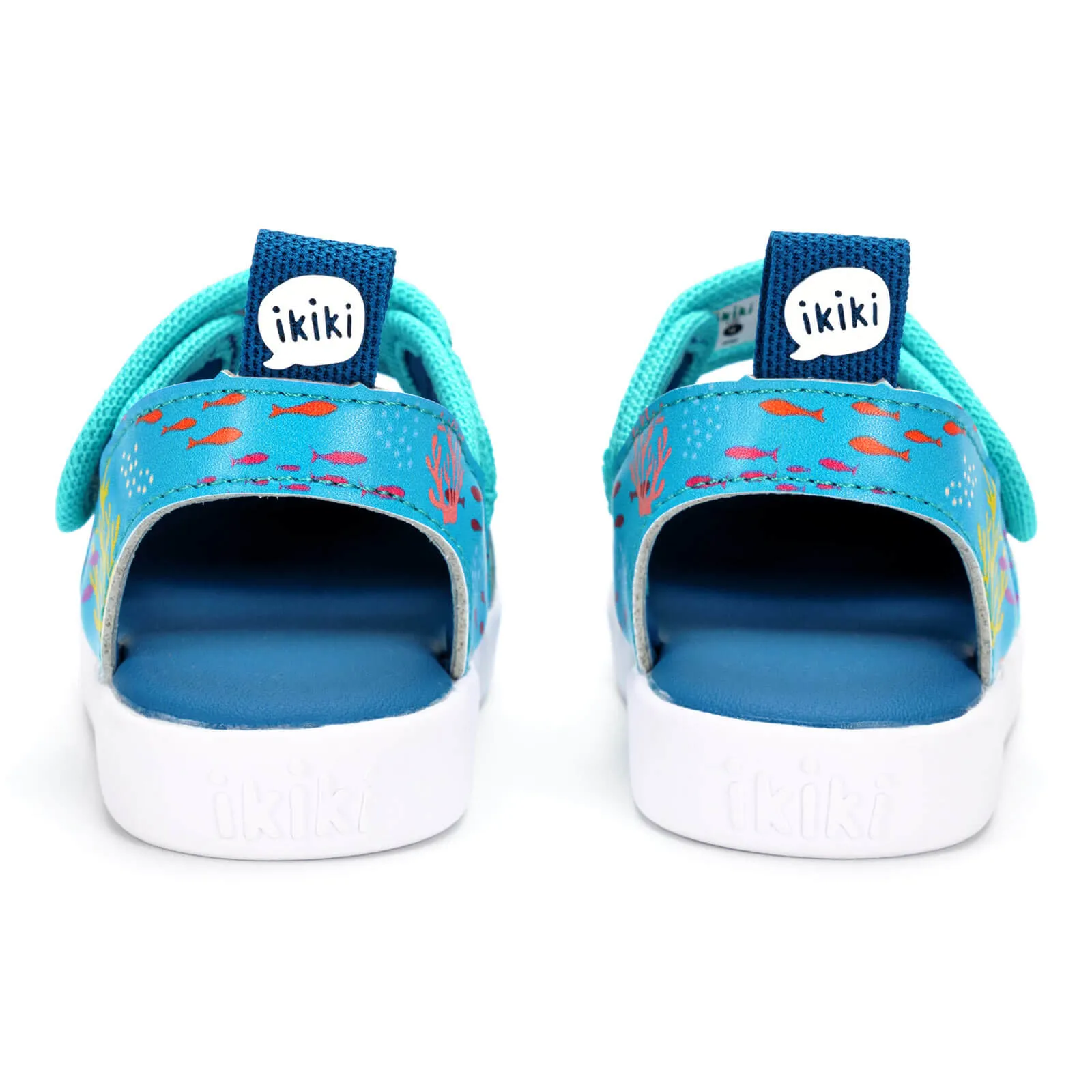 Secret Seascape Squeakerless Toddler Sandals | Blue