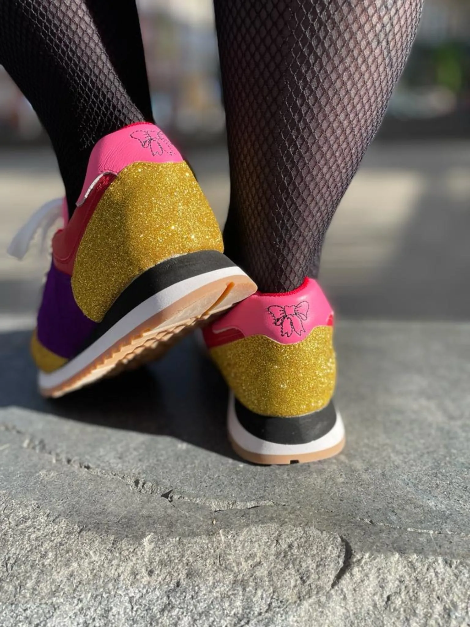 SERENA Multi With Gold Glitter