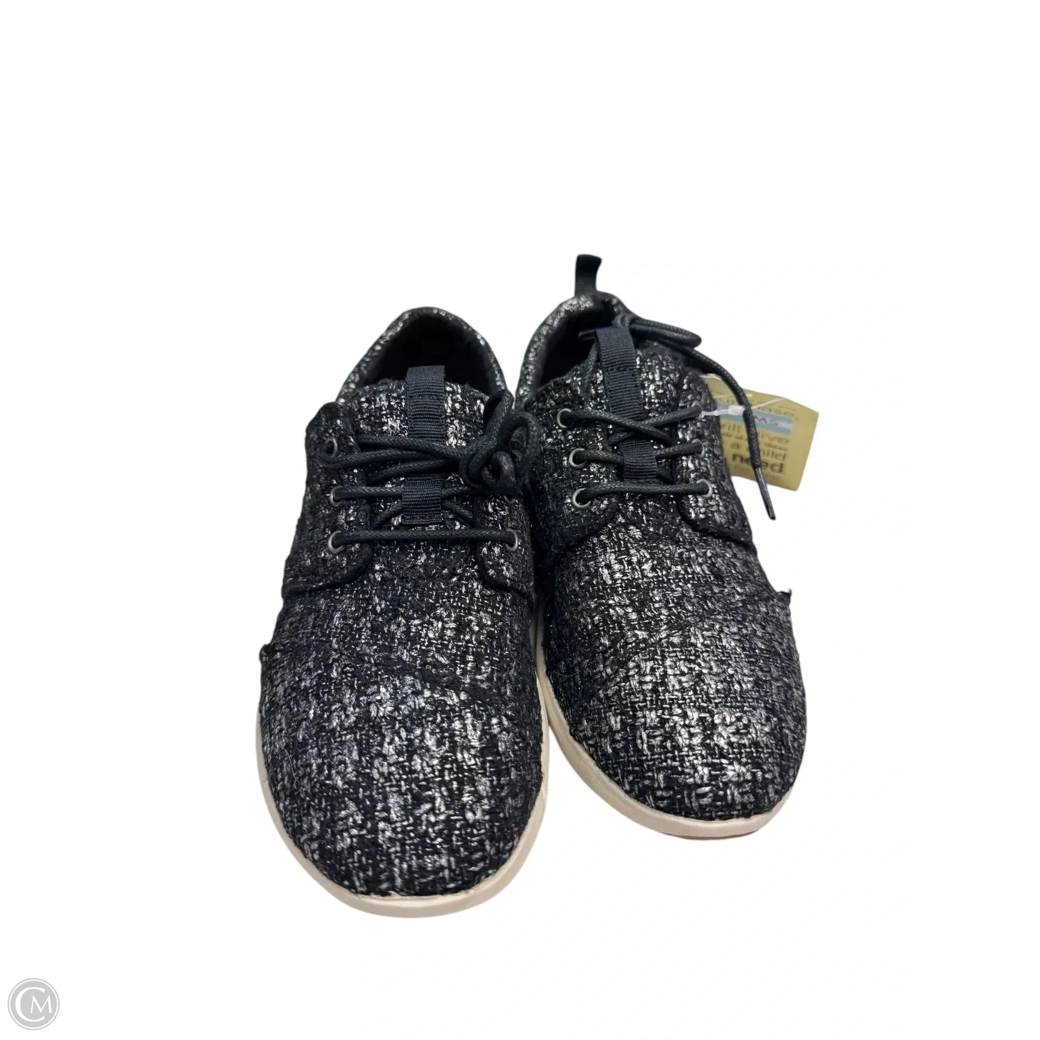 Shoes Flats By Toms In Black, Size: 6.5