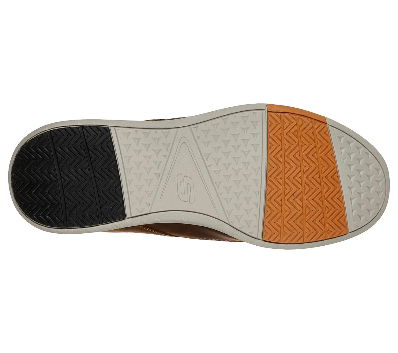 Skechers Mens Relaxed Fit Brown Trainers 65727