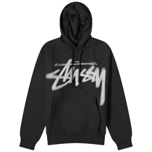 Stussy Dizzy Stock Hoodie Black