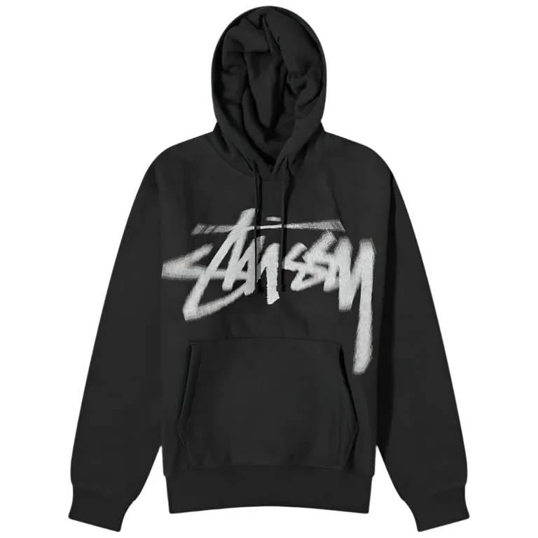 Stussy Dizzy Stock Hoodie Black