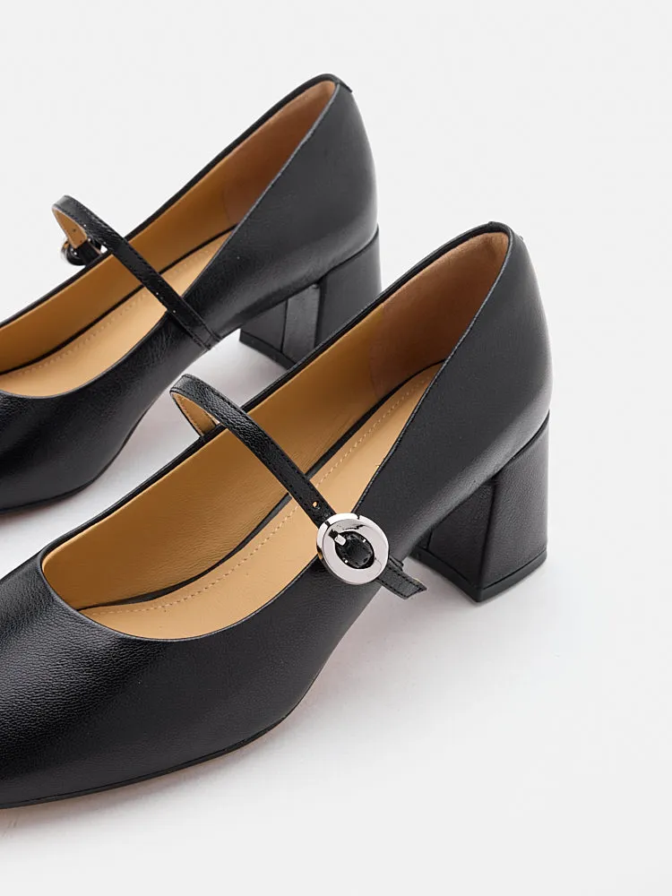 Tasha Block Heel Mary Janes
