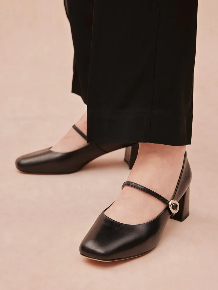Tasha Block Heel Mary Janes