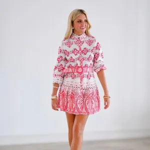 Vienna Summer Dress with Belt